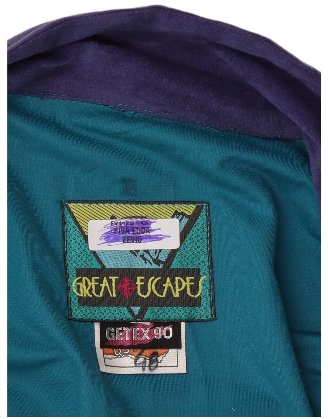 Jaqueta masculina de agasalho Great Escapes IT 48 azul médio colorblock