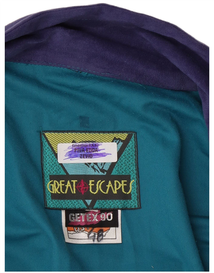 Jaqueta masculina de agasalho Great Escapes IT 48 azul médio colorblock