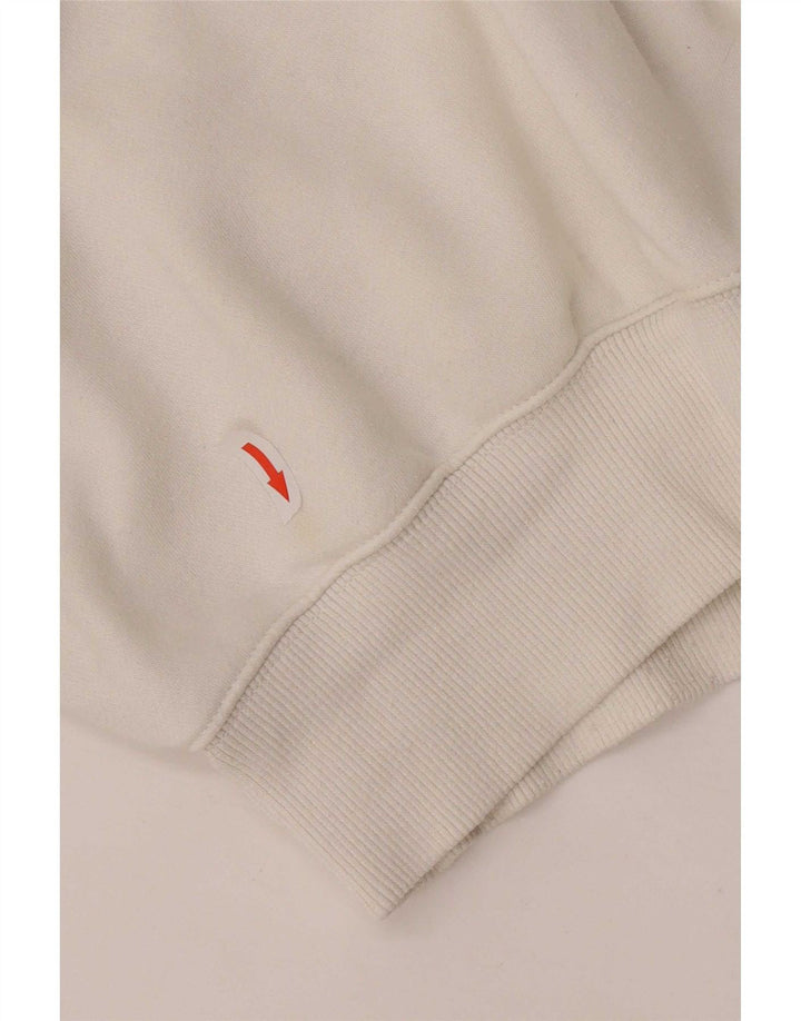 Moletom Nike feminino oversized com zíper e gola alta UK 10 pequeno branco