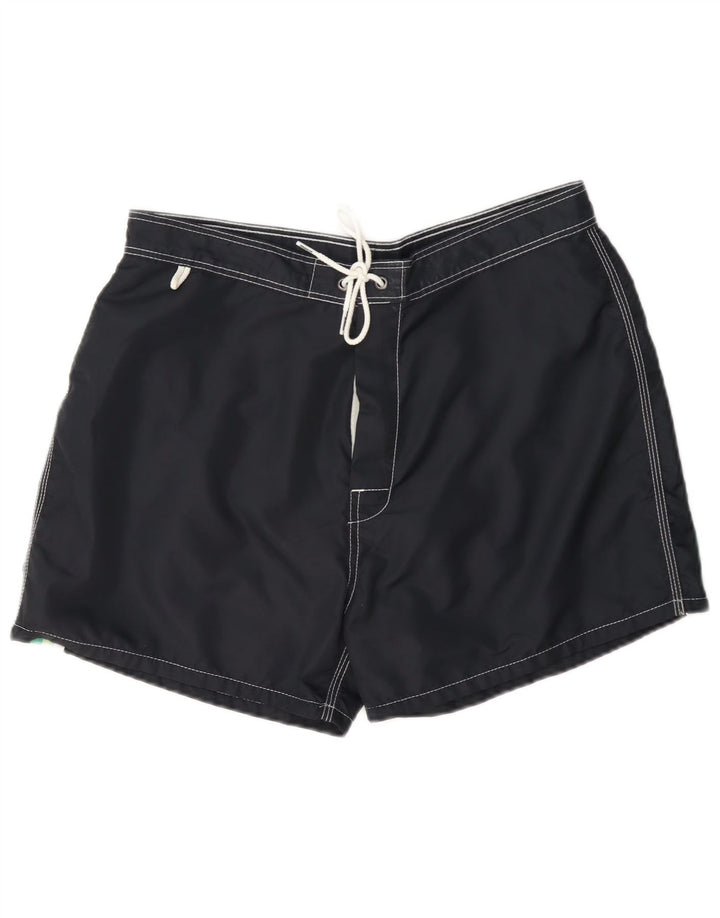 Shorts de natação masculino Sundek médio azul marinho colorblock nylon