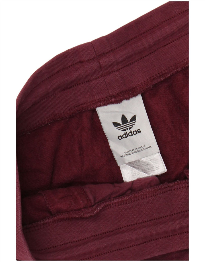 ADIDAS Mens Calças de treino Joggers Médio Algodão Borgonha