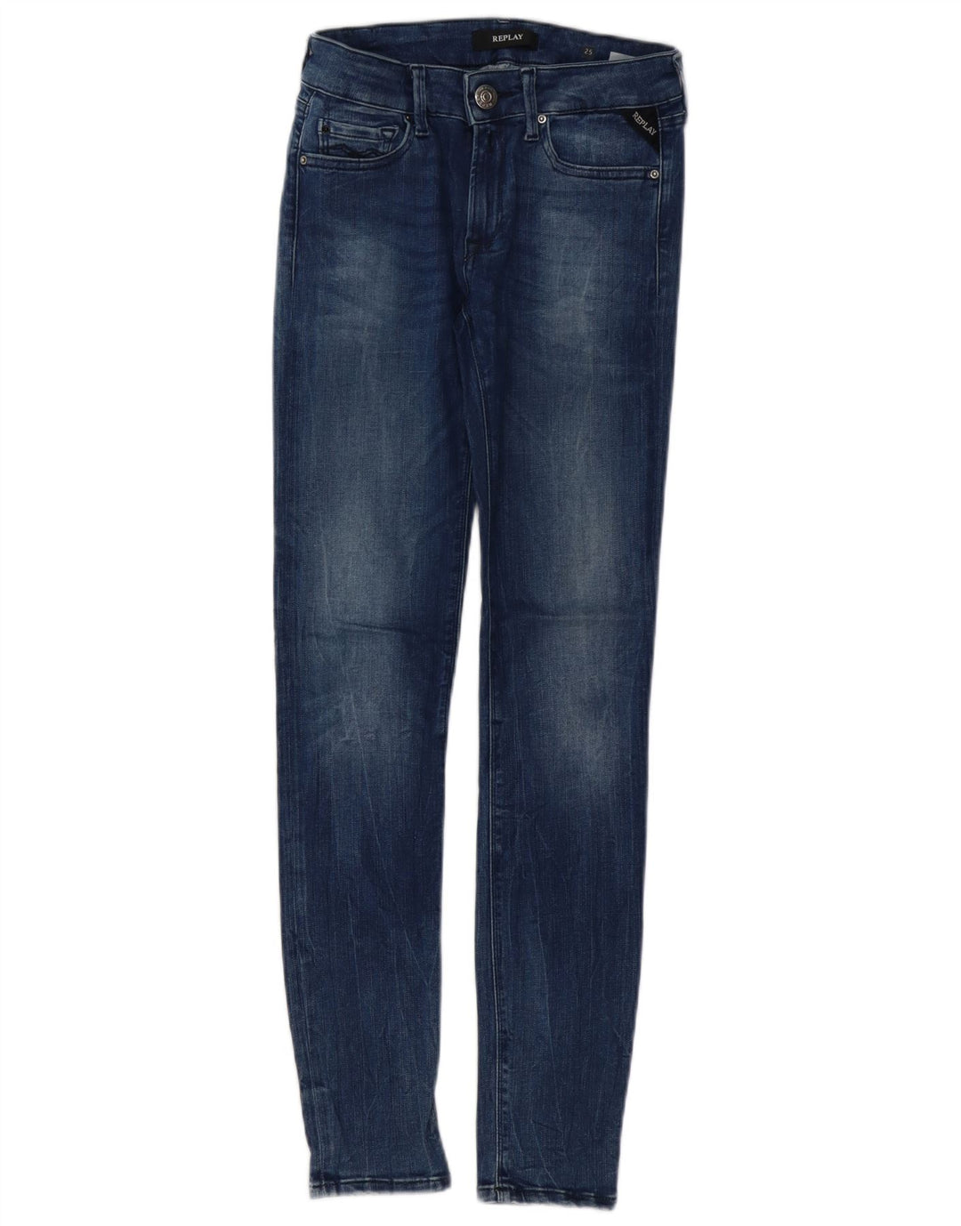 Jeans skinny feminino REPLAY W25 L29 azul marinho
