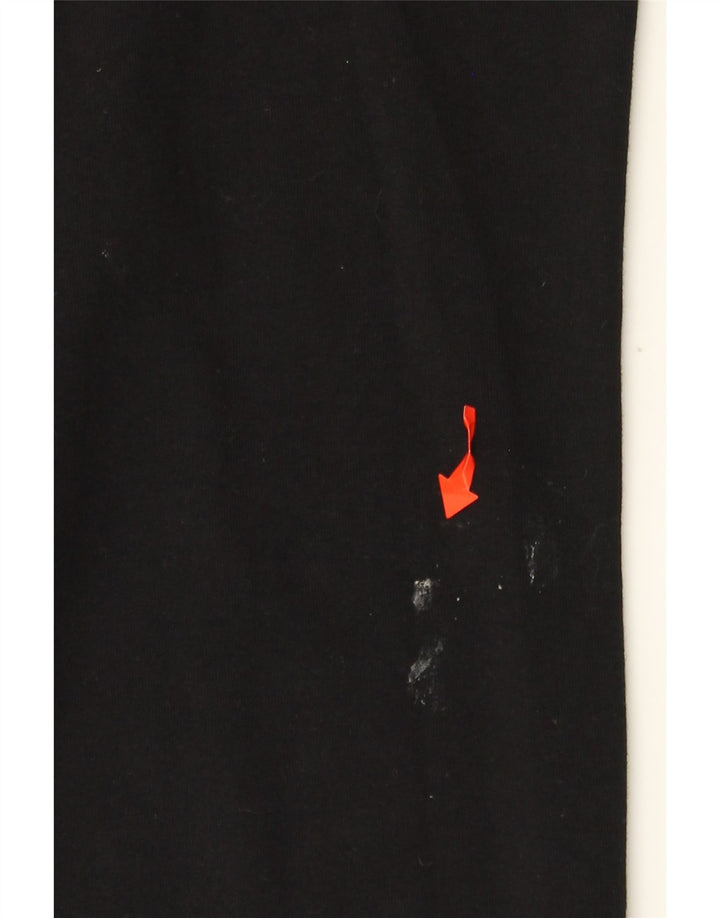 Calça de treino feminina MARKS & SPENCER UK 20 2XL algodão preto