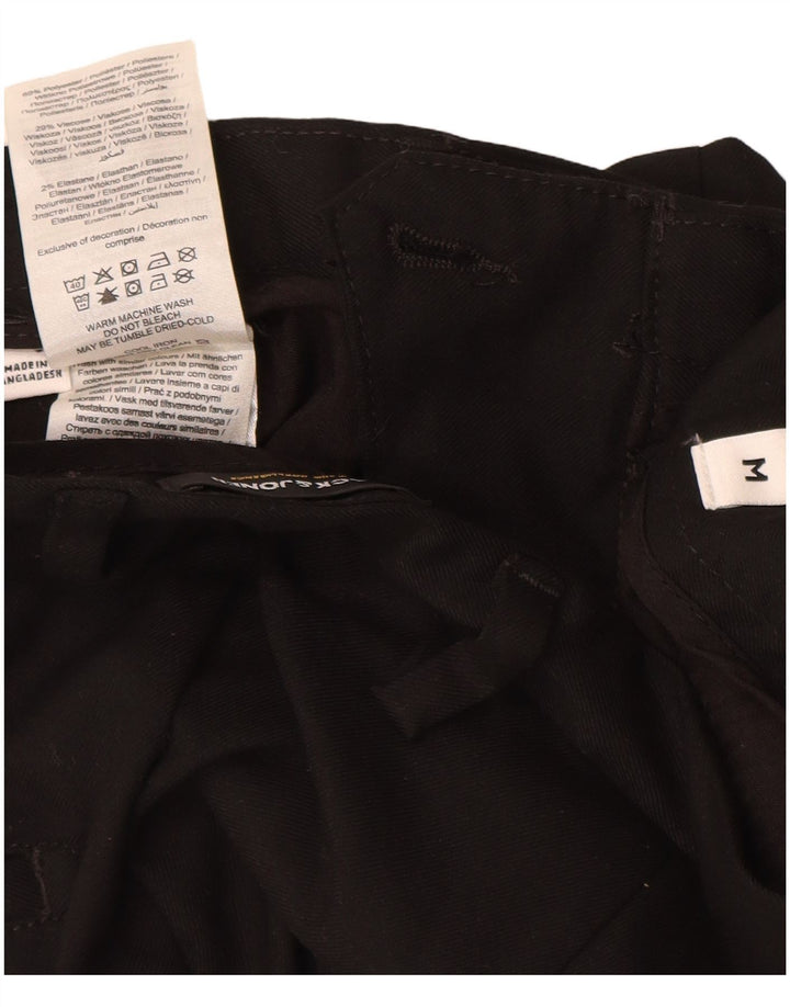 JACK & JONES Mens Chino Shorts Médio W30 Poliéster Preto