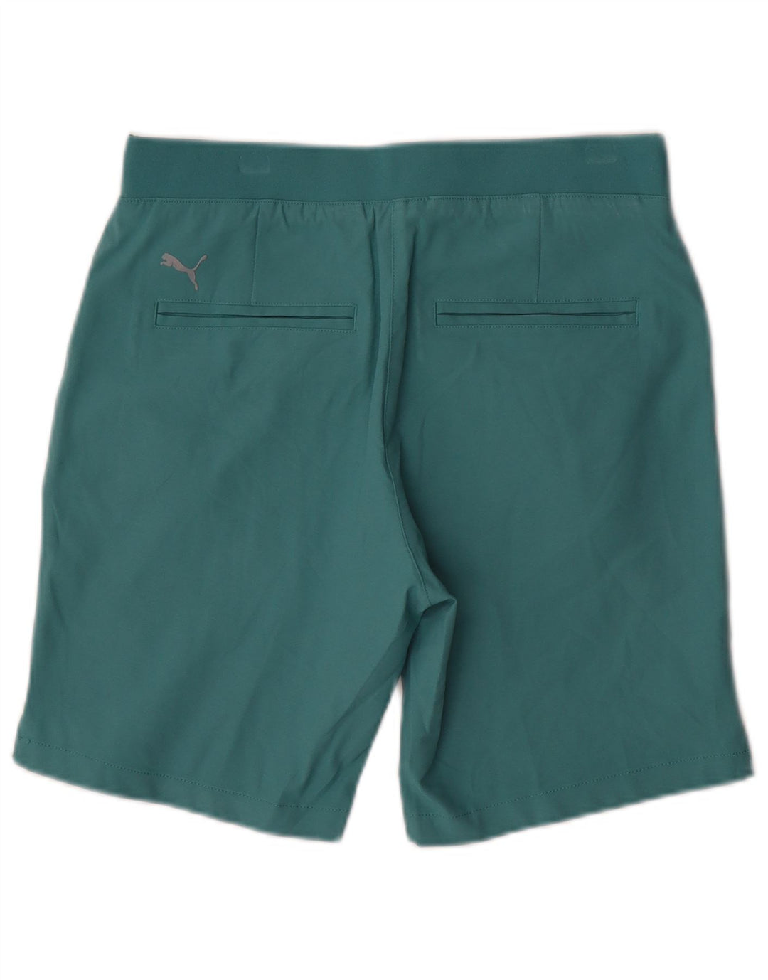 Shorts casual feminino PUMA pequeno W27 algodão azul