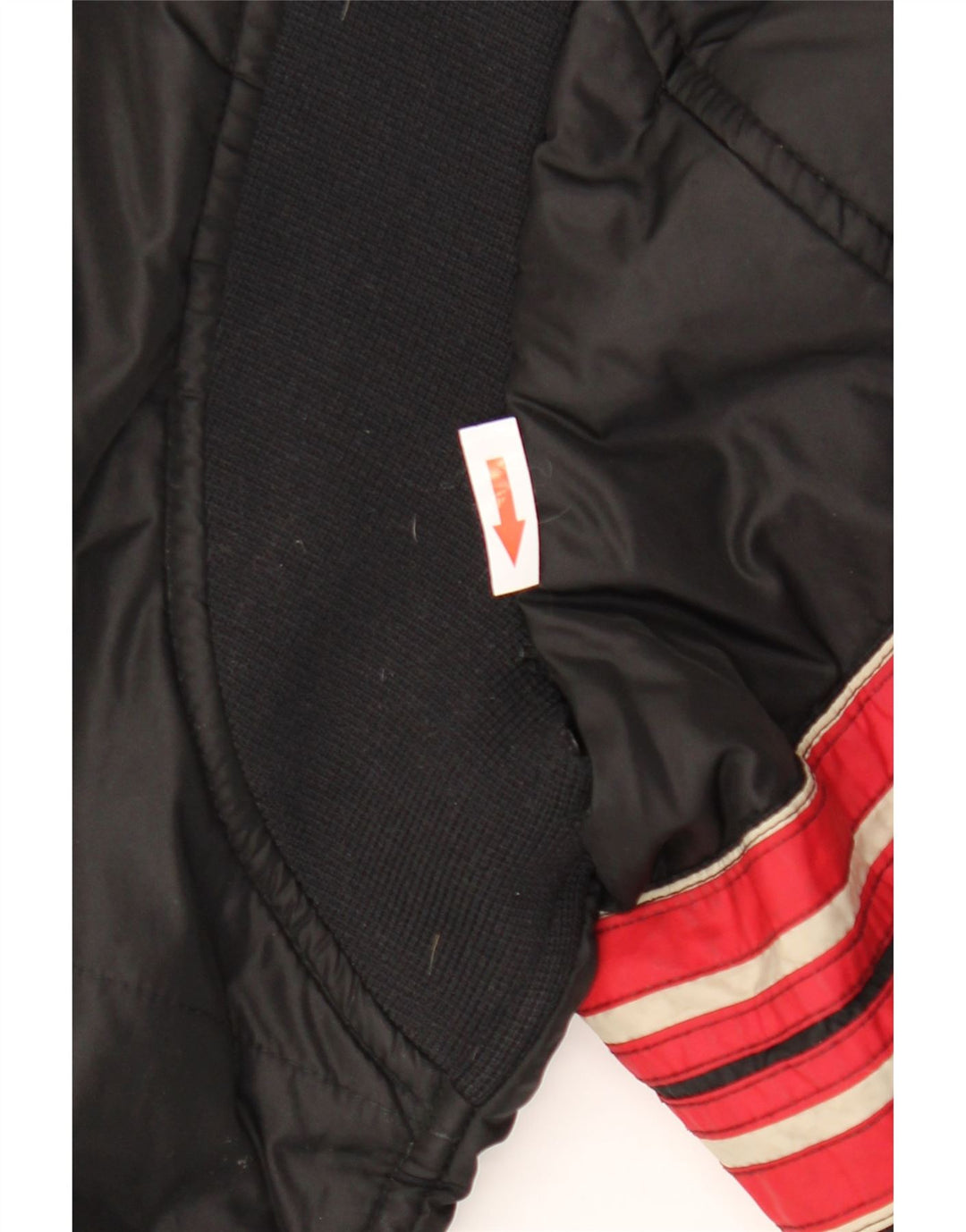 Jaqueta acolchoada masculina Gas UK 42 XL preta colorblock