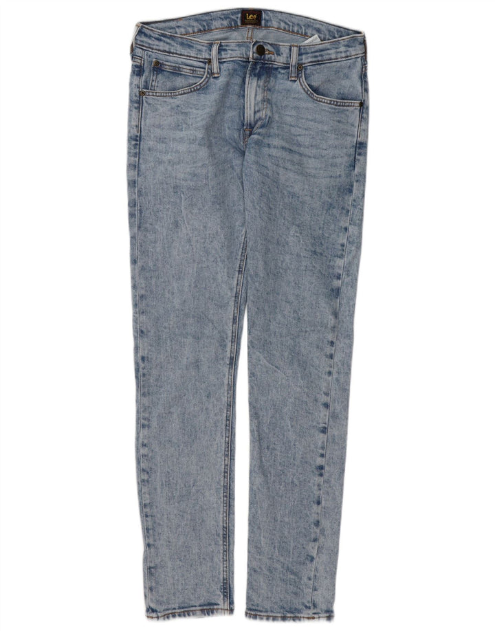 LEE Masculino Luke Slim Jeans W30 L32 Azul Algodão
