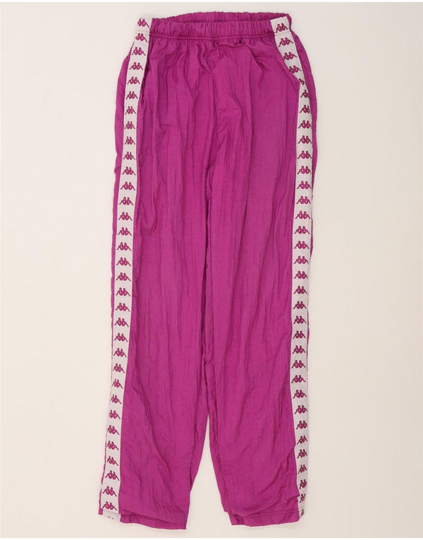 Calça de treino feminina Kappa Joggers UK 12 Medium Pink Colourblock