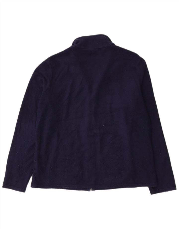 Colete de lã feminino Marks & Spencer UK 18 XL azul marinho poliéster