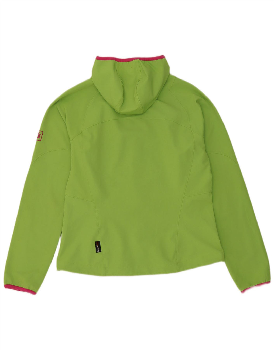 Jaqueta feminina Jack Wolfskin com capuz e moletom Reino Unido 12/14 verde médio