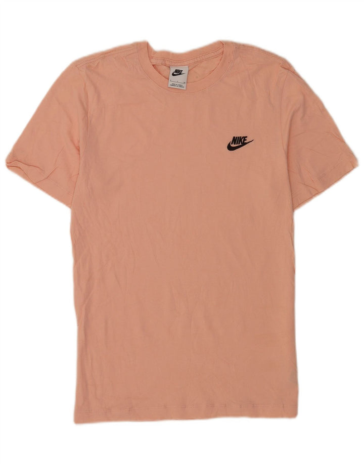 Camiseta masculina Nike Top pequeno algodão rosa