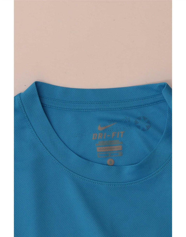 Camiseta Nike Masculina Dri Fit Graphic Top Pequeno Azul