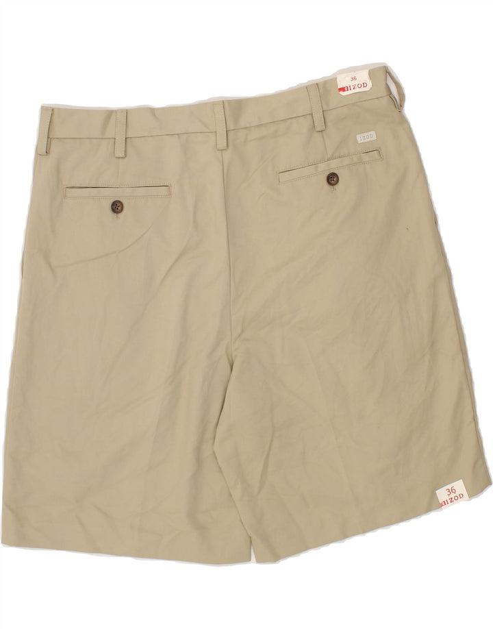 IZOD Mens Pegged Chino Shorts W36 Large Beige Cotton Vintage Izod and Second-Hand Izod from Messina Hembry 