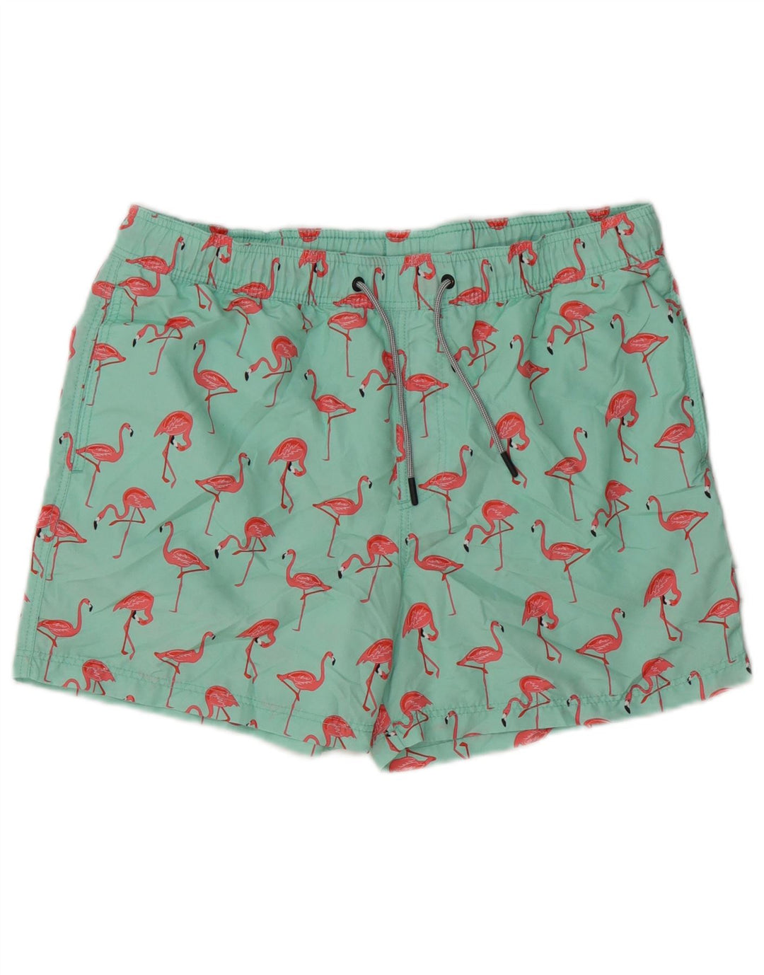Shorts de natação masculino Jack & Jones Flamingo poliéster verde médio