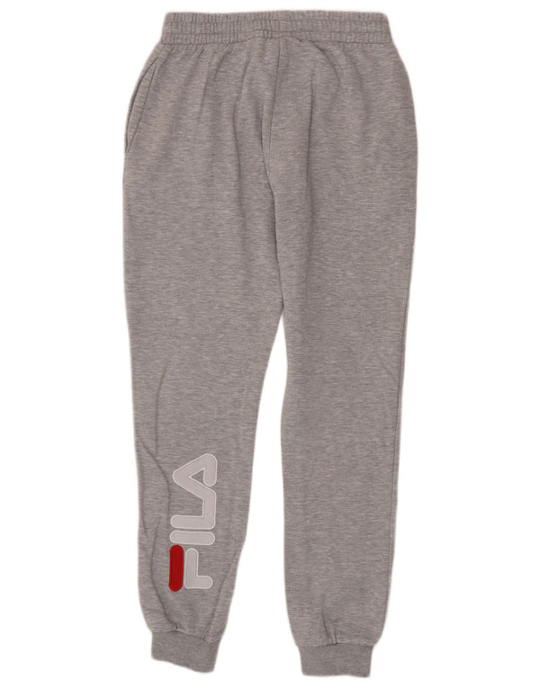 Fila Mens Graphic Tracksuit Calças Joggers Pequeno Cinza