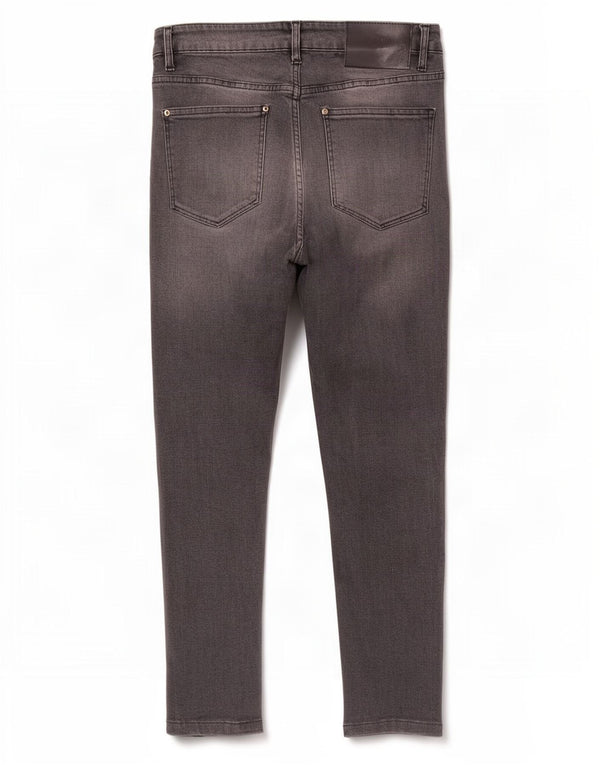 Zara Mens Skinny Jeans EU 42 Grande W32 L27 Algodão Cinza