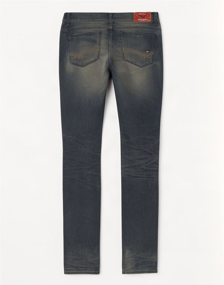 Tommy Hilfiger Jeans Slim Feminino W28 L32 Azul Algodão