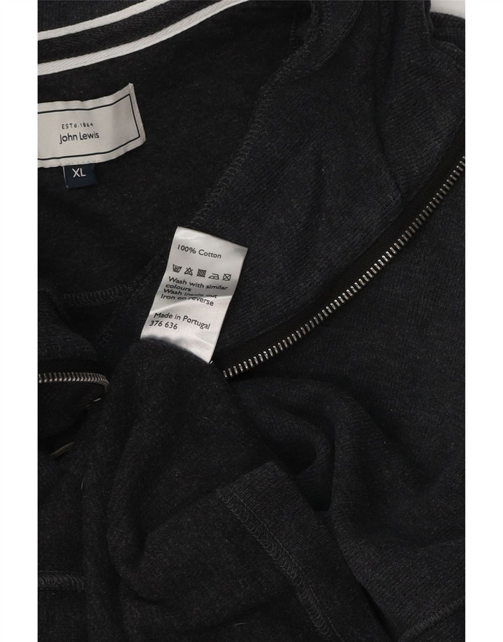 Suéter masculino JACK & JONES com zíper e gola XL algodão cinza