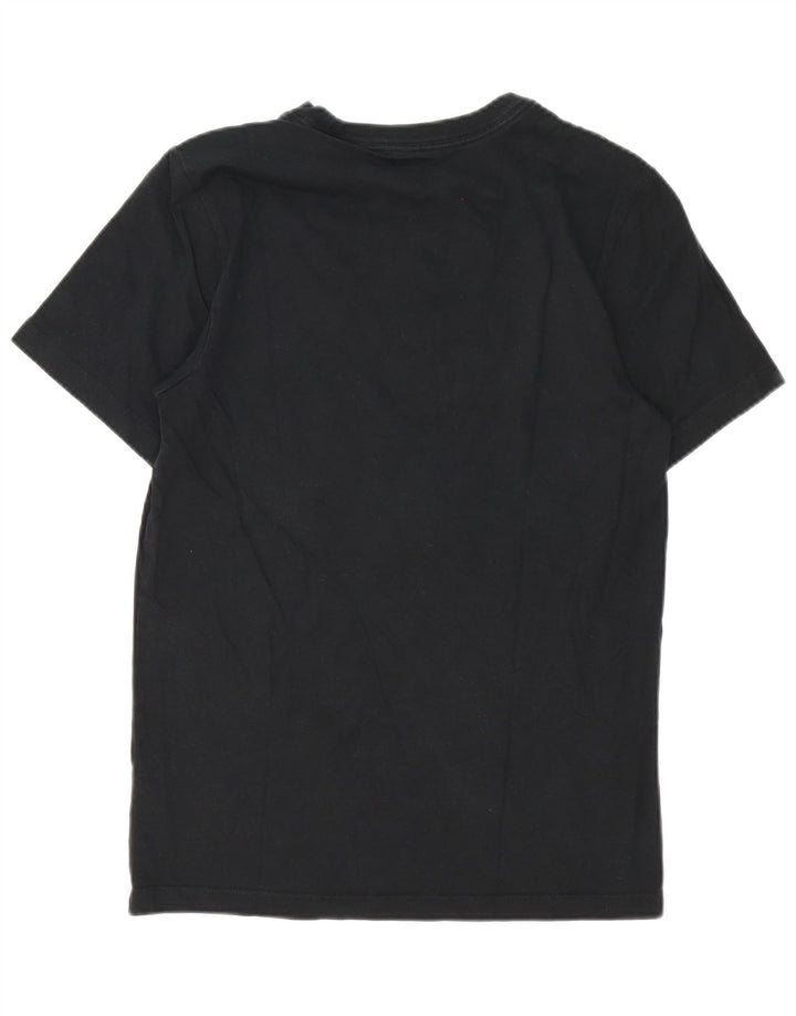 Jordan Camiseta masculina gráfica top pequeno algodão preto