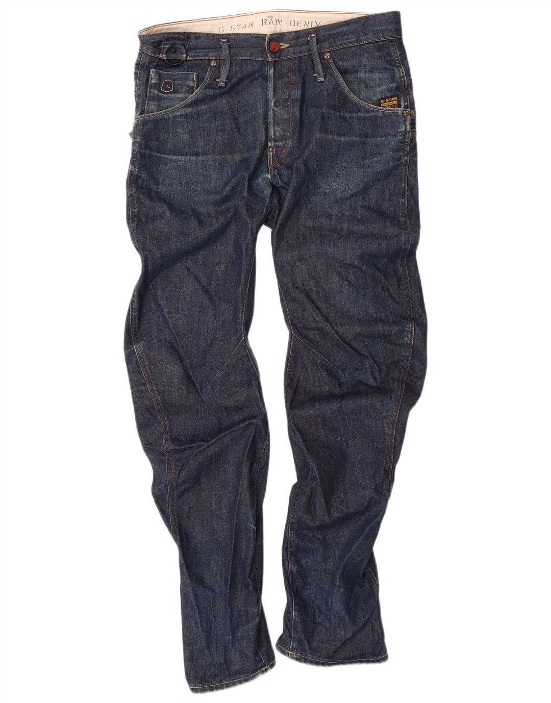 G-STAR Masculino Banana Slim Jeans W33 L32 Azul Algodão