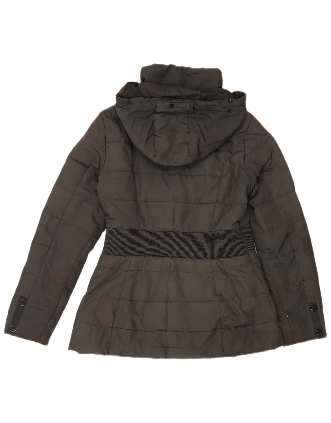 Jaqueta feminina acolchoada com capuz JASPER CONRAN UK 10 Small Grey Colourblock