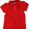 GUESS Boys Polo Shirt 6-7 Years Red Cotton Vintage Guess and Second-Hand Guess from Messina Hembry 
