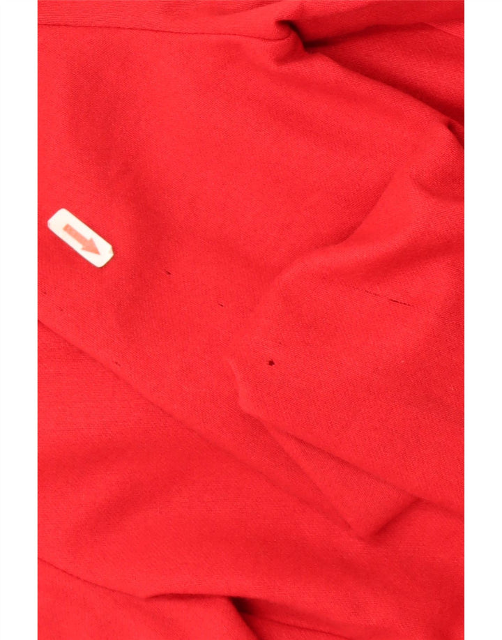 1957 Legendary Womens Longline Blazer Jacket IT 44 Medium Red Colourblock