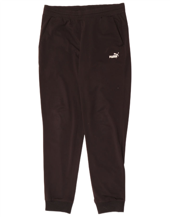 Calça de treino masculina Puma Joggers médio preto poliéster