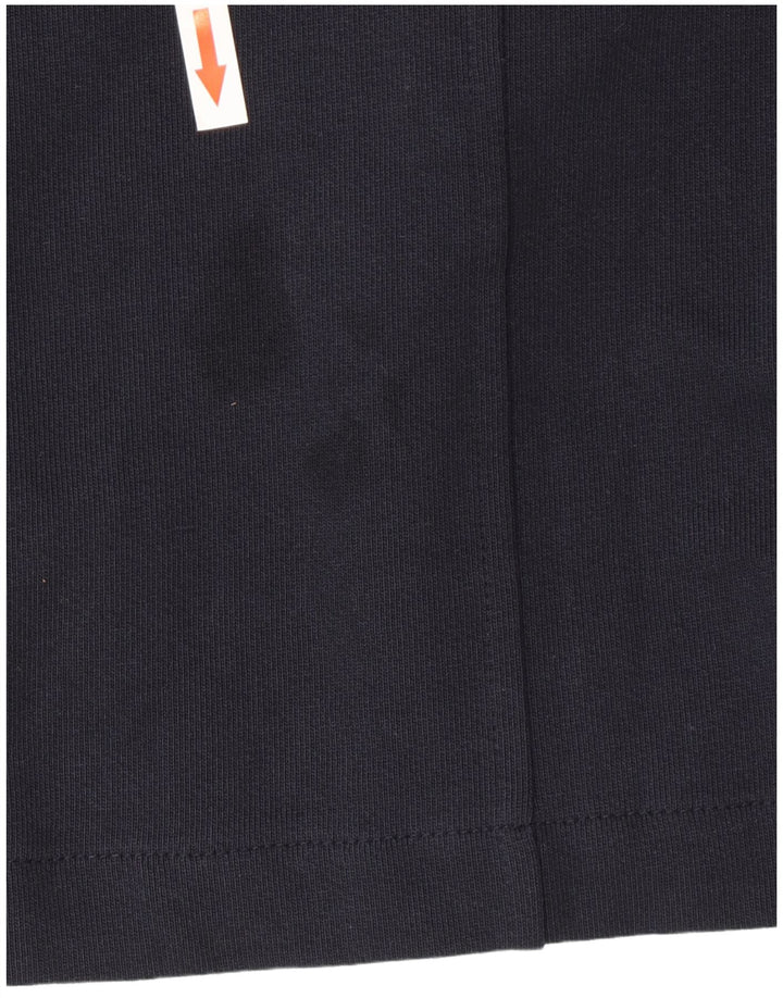 Jaqueta masculina Zara Biker UK 38 algodão azul marinho médio