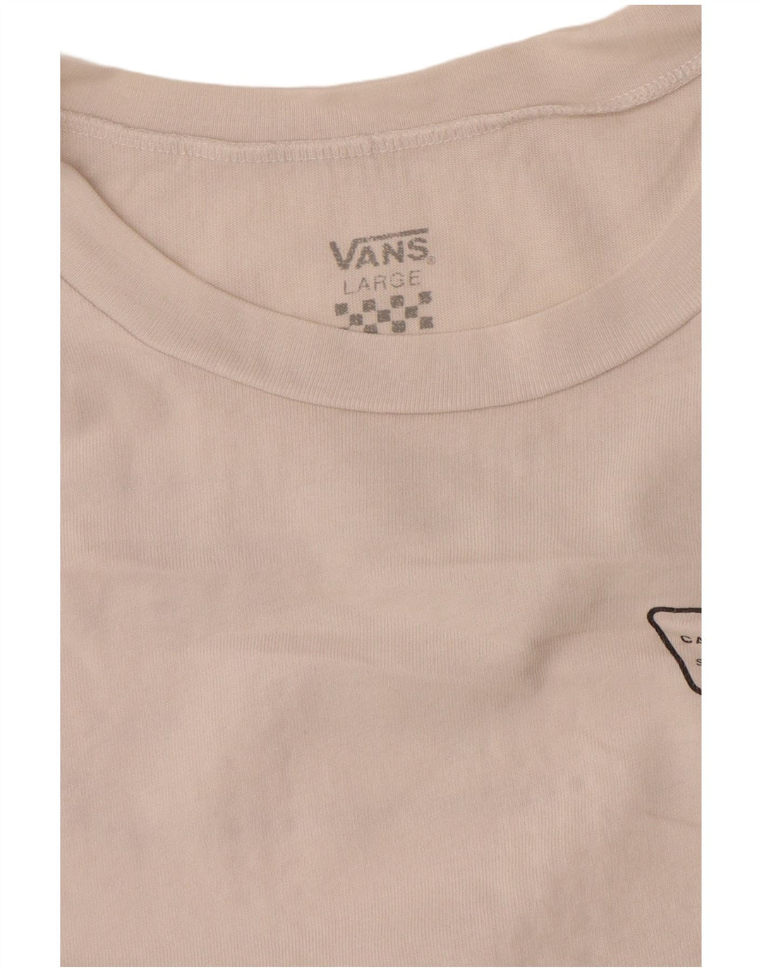 Camiseta feminina Vans Graphic UK 16 grande branca
