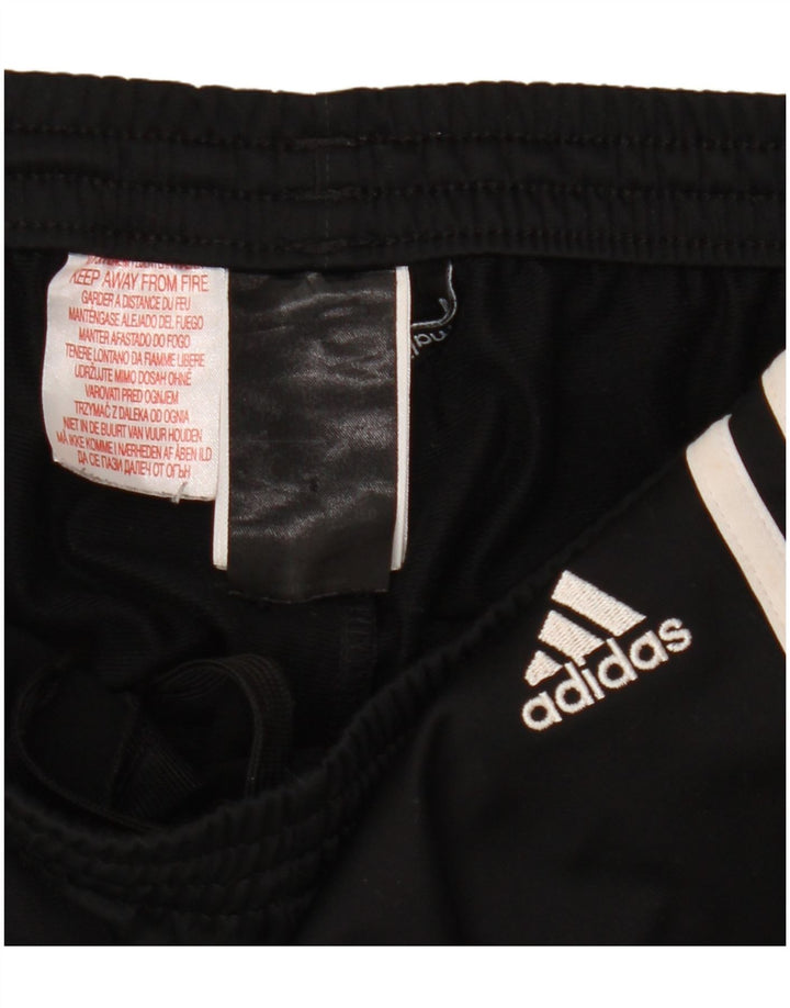 Adidas meninos calças de treino joggers 11-12 anos preto poliéster