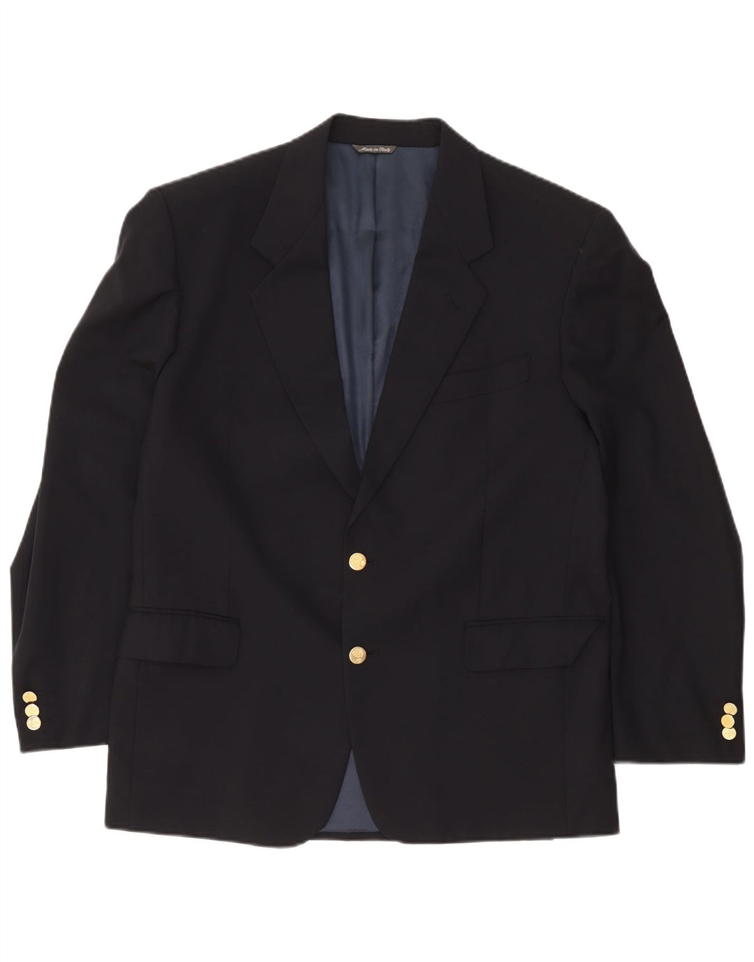 Jaqueta Blazer Masculina Urbis com 2 Botões IT 52 XL Azul Marinho Lã