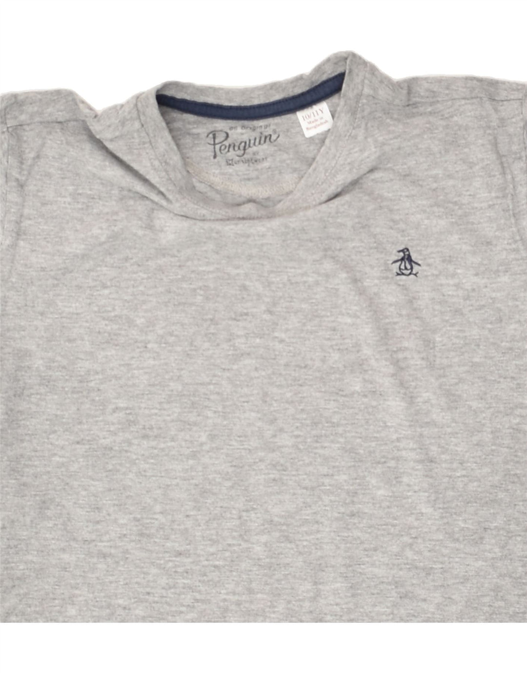 PENGUIN Boys T-Shirt Top 10-11 Years Grey | Vintage Penguin | Thrift | Second-Hand Penguin | Used Clothing | Messina Hembry 