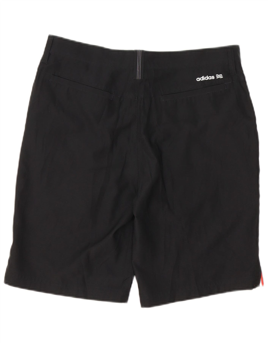 ADIDAS Mens Chino Shorts Médio W32 Algodão Preto