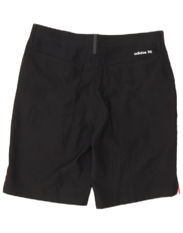 ADIDAS Mens Chino Shorts Médio W32 Algodão Preto