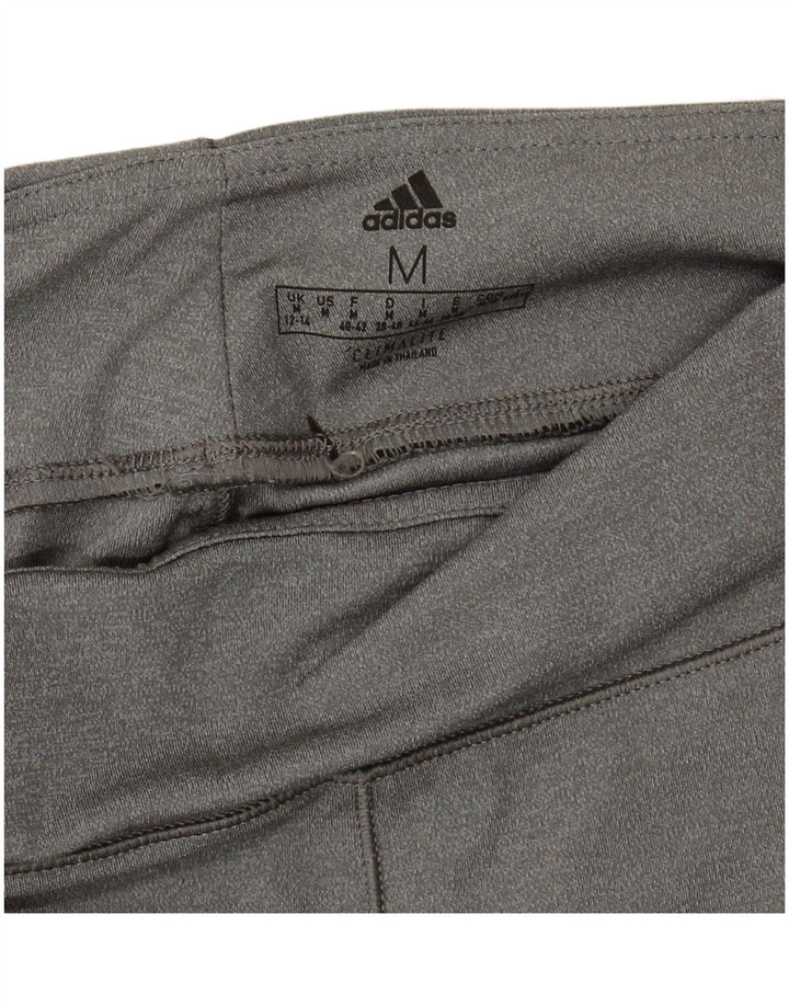 ADIDAS Womens Climalite Leggings UK 12/14 Medium Grey