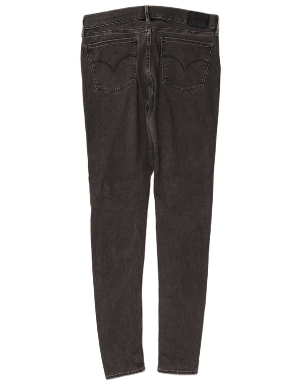 Calça jeans feminina Levi's 710 Super Skinny W29 L32 cinza algodão