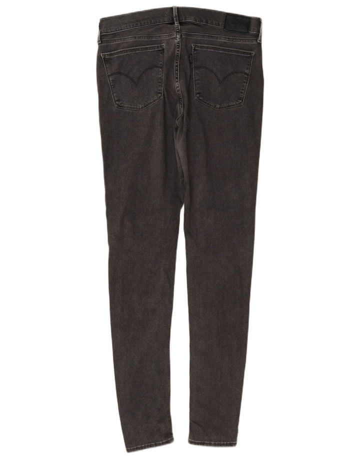 Calça jeans feminina Levi's 710 Super Skinny W29 L32 cinza algodão