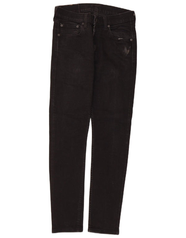 Levi's Masculino 519 Hi-Ball Skinny Jeans W32 L28 Algodão Preto