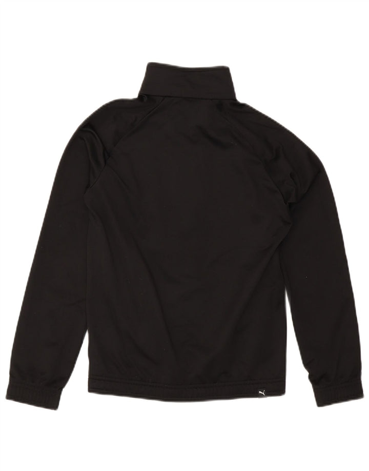 Jaqueta PUMA Boys Graphic Tracksuit Top 11-12 Anos Preto Colorblock