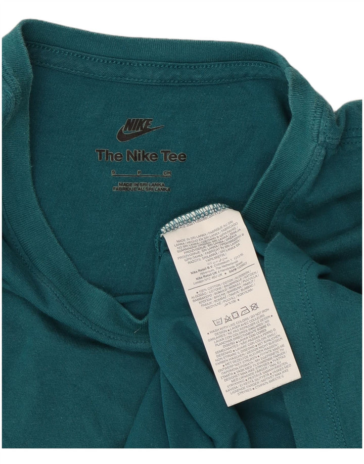 Camiseta masculina Nike Top pequeno algodão azul