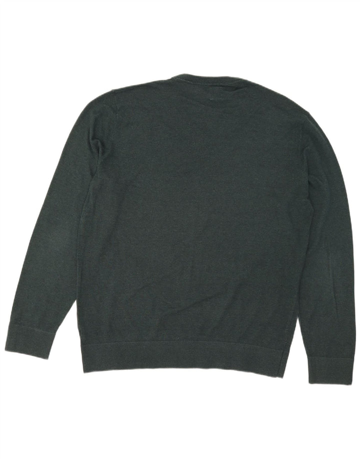 Suéter masculino Gap com decote em V XL verde