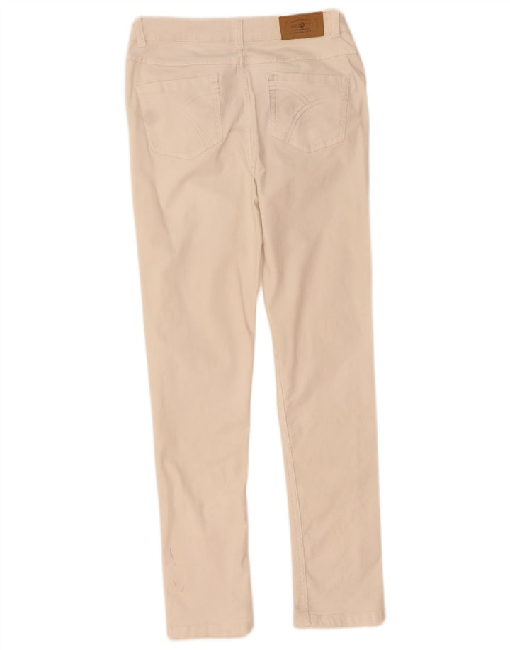 DACK'S Jeans Slim Feminino IT 42 Médio W28 L29 Algodão Branco