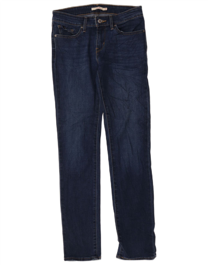 Calça jeans feminina Levi's 712 Slim W28 L31 azul algodão