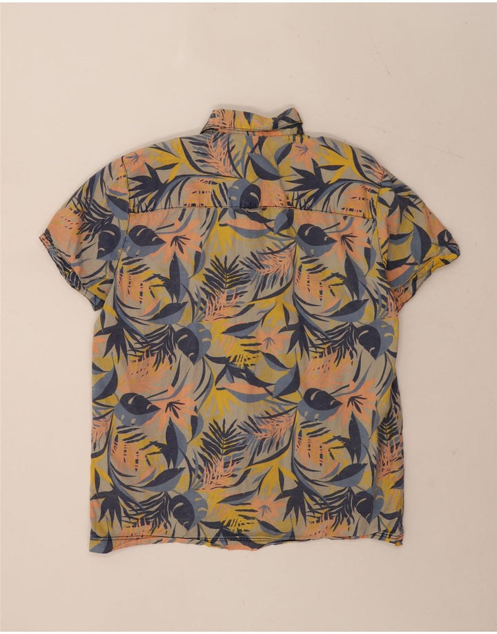 Camisa masculina de manga curta O'Neill grande algodão floral multicolorido