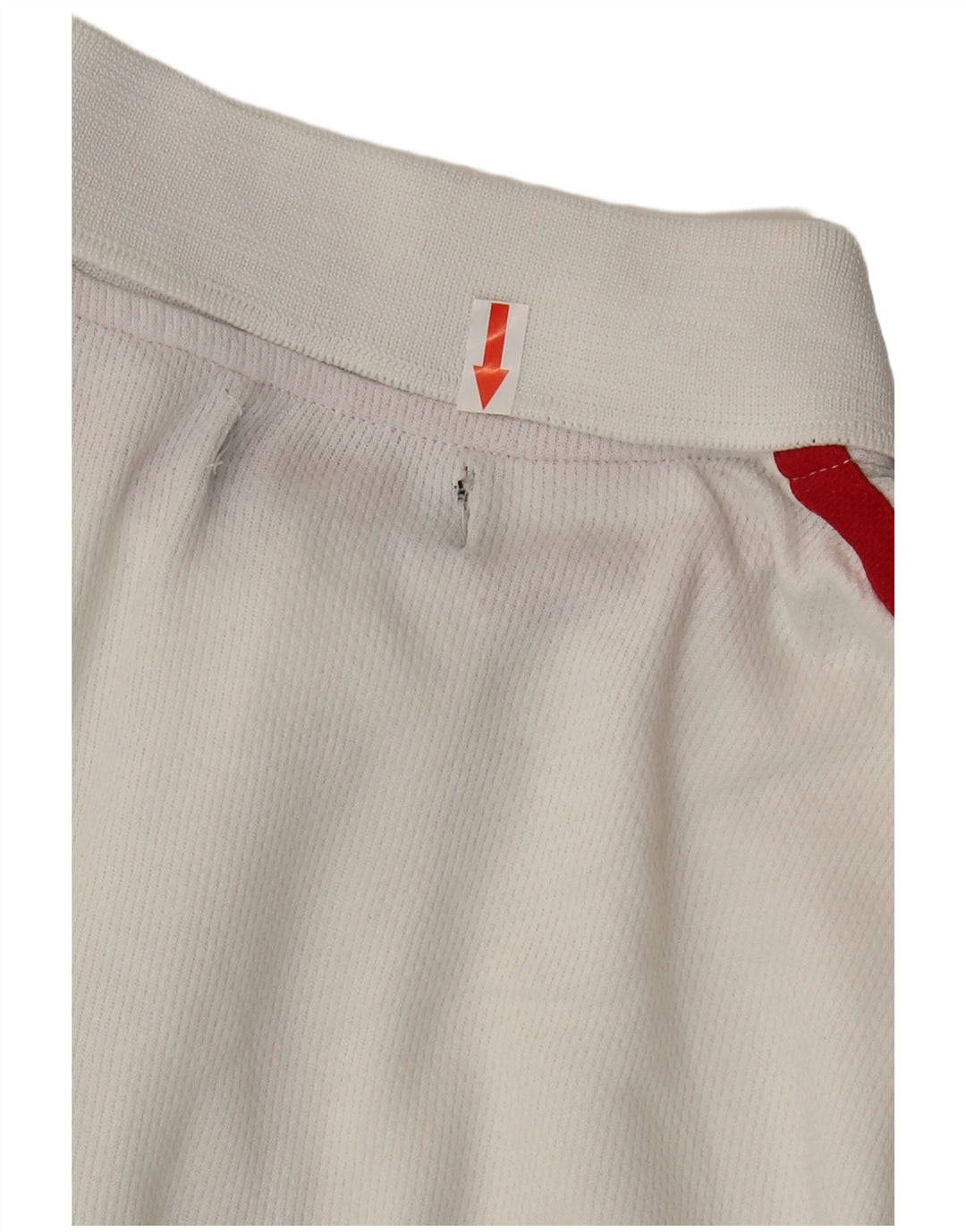 Camisa polo masculina Kappa pequena branca de algodão colorblock