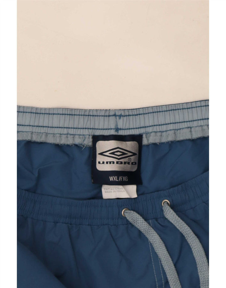 Shorts de natação feminino Umbro UK 18 XL azul poliéster