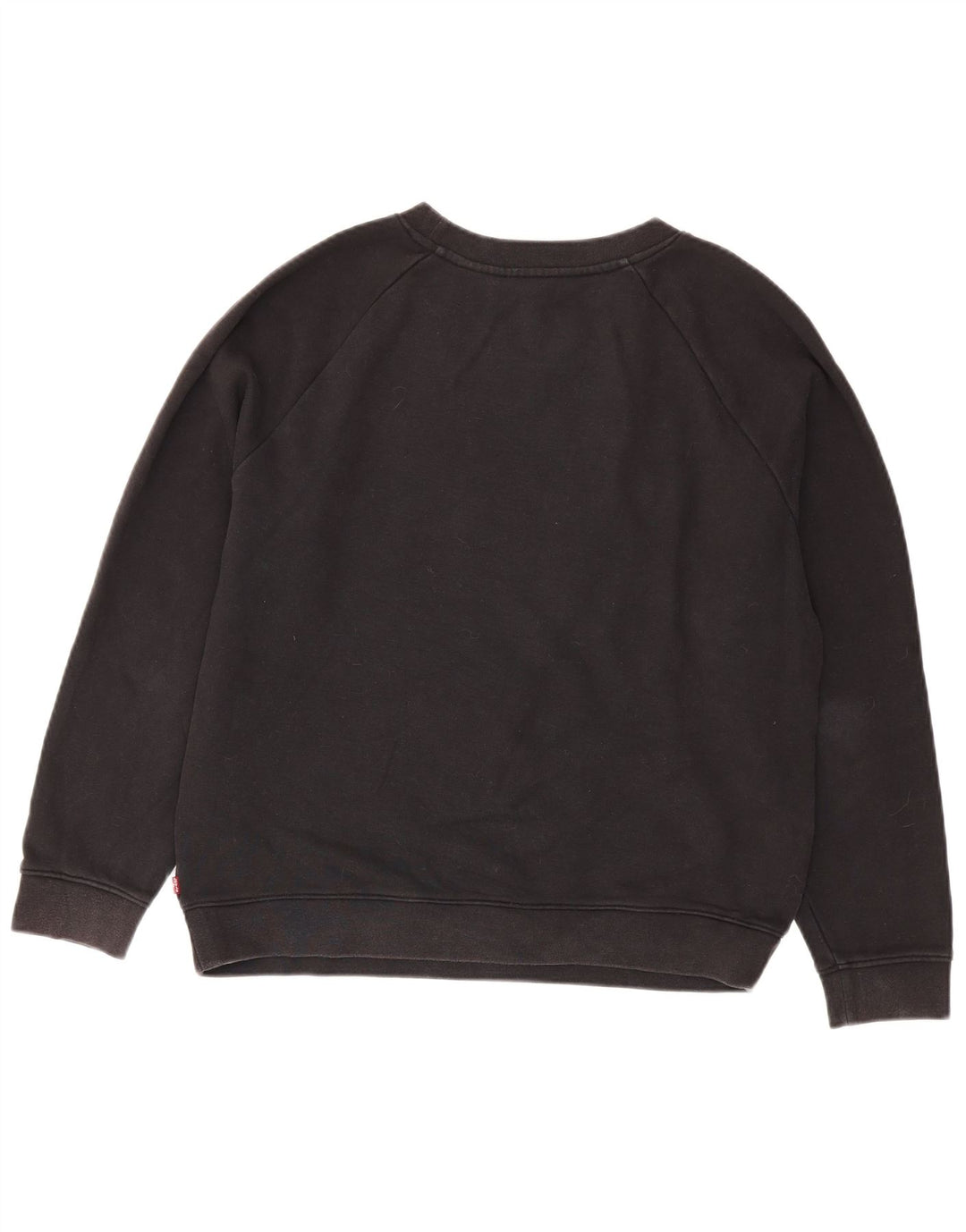 Suéter gráfico feminino Levi's UK 16 grande algodão preto