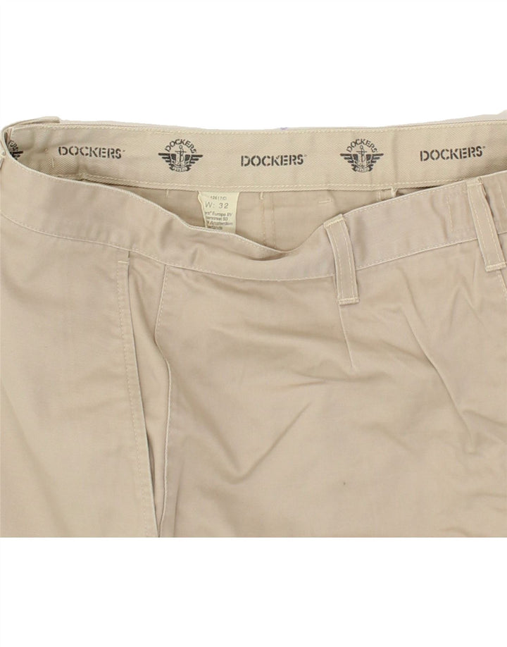 DOCKERS Womens Chino Shorts W32 Medium Beige Cotton Vintage Dockers and Second-Hand Dockers from Messina Hembry 