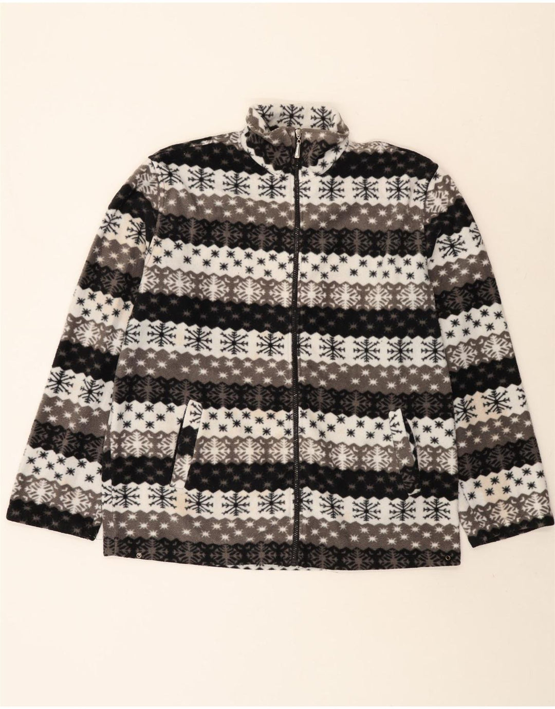 Jaqueta de lã masculina vintage UK 42 XL multicolorida Fair Isle